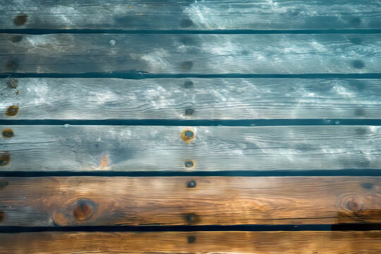 underwater pier planks