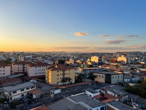Aerial view of Contagem, Belo Horizonte.
