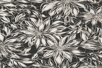 overlay abstract flowery texture for textile
