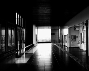 corridor in the office