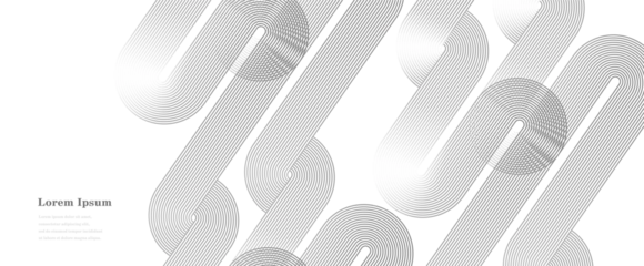 Foto op Plexiglas 幾何学 抽象 ストライプ ライン 背景 透過 © Naoki Kim