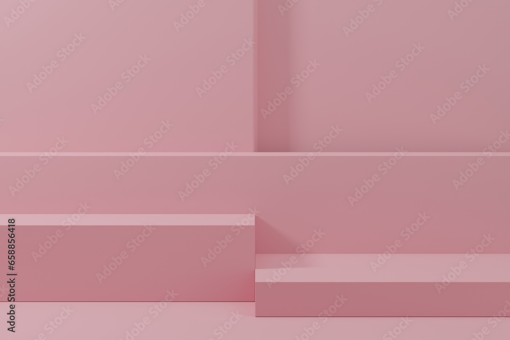 Poster abstract 3d podium. minimal scene for product display presentation. 3d render illustation.