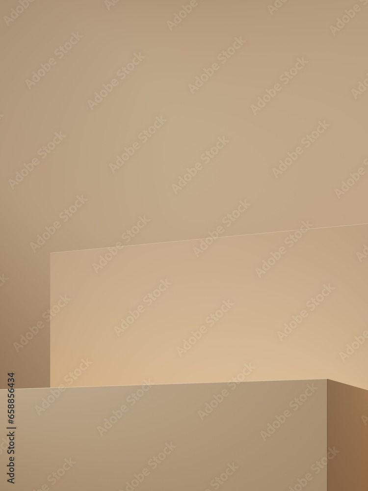 Poster abstract 3d podium. minimal scene for product display presentation. 3d render illustation.