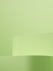Abstract 3D podium. Minimal scene for product display presentation. 3d render illustation.