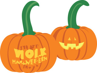 Free vector Halloween pumpkins collection
