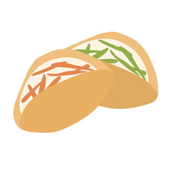 two khanom buang vector 