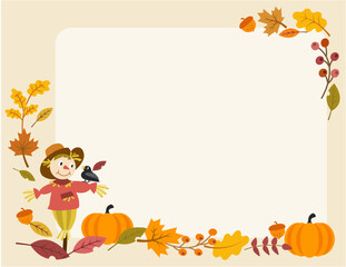 Obraz na płótnie Canvas autumn season image and harvest