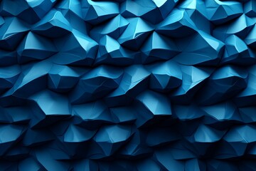 Blue Abstract Rendering Generative Ai Illustration Fractal Background