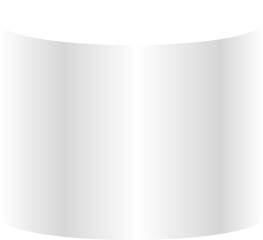 Realistic White Blank Product Podium