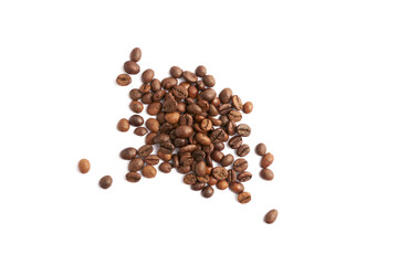 Coffee Beans Isolated On White Background