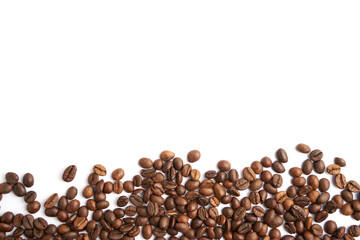 Coffee Beans Isolated On White Background