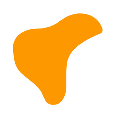 Orange blob organic