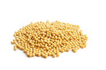 Soybean Isolated On White Background