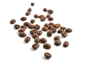 Coffee Beans Isolated On White Background