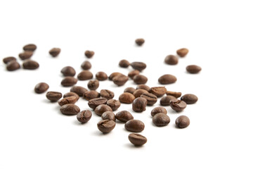 Coffee Beans Isolated On White Background