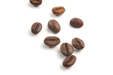 Coffee Beans Isolated On White Background