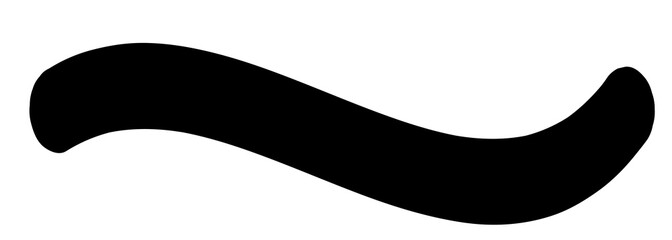 Abstract Grunge badge brush black sticker