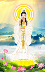 Obraz na płótnie Canvas Avalokitesvara Bodhisattva
