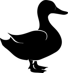 Duck Vector Silhouette