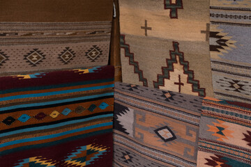 Fabric in traditional style creating layered background