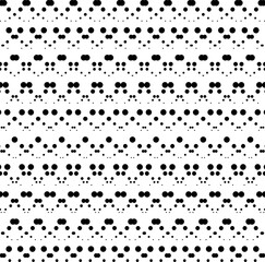 The ornament with symmetrical details consists of dots