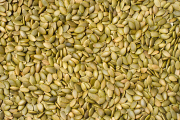 Pumpkin seed texture background.