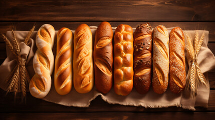 Assorted bread for catalan - obrazy, fototapety, plakaty
