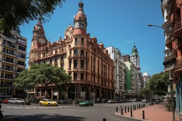 Fototapeta na wymiar Breathtaking Buenos Aires: An alluring scenery. Generative AI