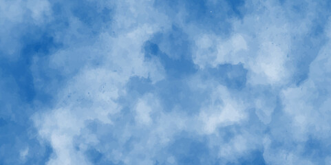 Watercolor painted background. Abstract Illustration wallpaper.white smoke.modern blue texture for wallpaper,cover,book cover and any design.