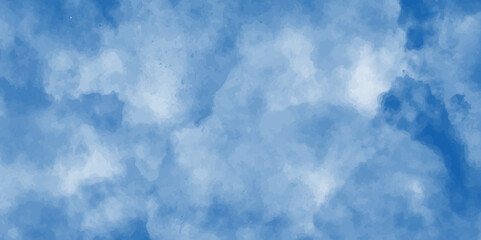 Watercolor painted background. Abstract Illustration wallpaper.white smoke.modern blue texture for wallpaper,cover,book cover and any design.