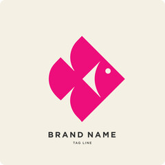 Premium Vector Letter Symbol Logo in color variations. Animal Pets Beautiful Logotype design for luxury company branding. Elegant identity design.