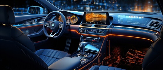 Automobile Interface Composition.