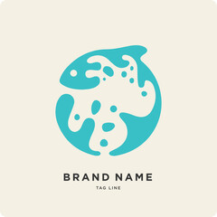 Premium Vector Letter Symbol Logo in color variations. Animal Pets Beautiful Logotype design for luxury company branding. Elegant identity design.