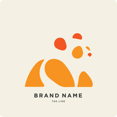 Premium Vector Letter Symbol Logo in color variations. Animal Pets Beautiful Logotype design for luxury company branding. Elegant identity design.