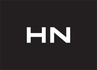 hn letter logo and monogram design