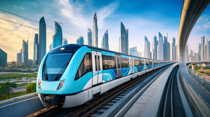 Dubai metro railway