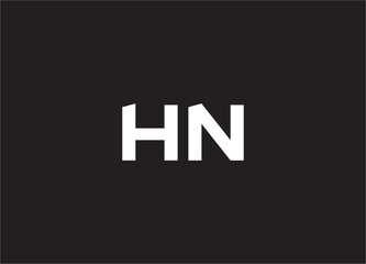hn letter logo and monogram design