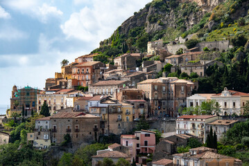 Fototapeta na wymiar Town of Amantea - Italy