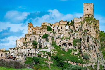 Fototapeta premium Craco Ghost Town - Italy