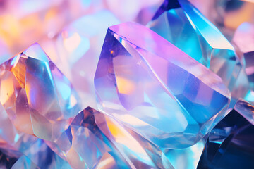 abstract crystal close-up background