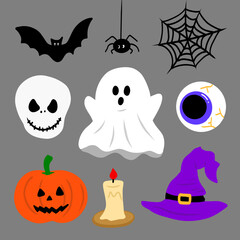 Halloween Illustration Icon Collection