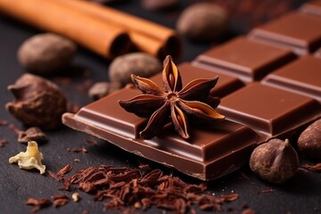 Happy Chocolate Day. Chocolate Day Concept. Chocolate Day Background. Chocolate Day Theme. World Chocolate Day, International Chocolate Day. Generative Ai