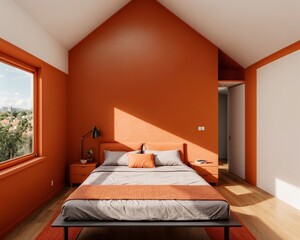 Modern Minimalist Bedroom in Sydney, Australia generative ai - 658885648