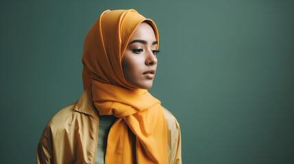 portrait of muslim woman  - obrazy, fototapety, plakaty