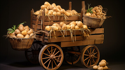 Potatoes cart