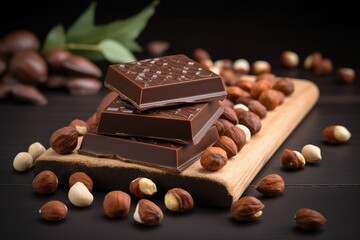 Happy Chocolate Day. Chocolate Day Concept. Chocolate Day Background. Chocolate Day Theme. World Chocolate Day, International Chocolate Day. Generative Ai