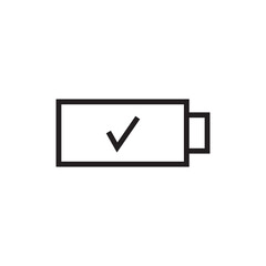 battery icon vector