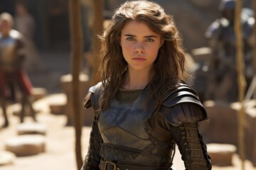 Fototapeta premium a woman in a garment