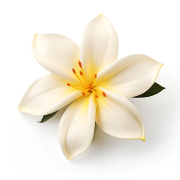 Fototapeta frangipani flower isolated on white