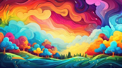 Fototapeta premium colorful background pictures